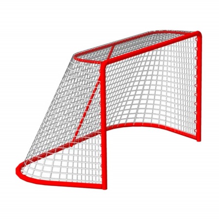 Купить Сетка хоккейная на ворота 1,22мх1,83мх0,5мх1,15м, нить 3,5 мм, узловая в Новоуральске 