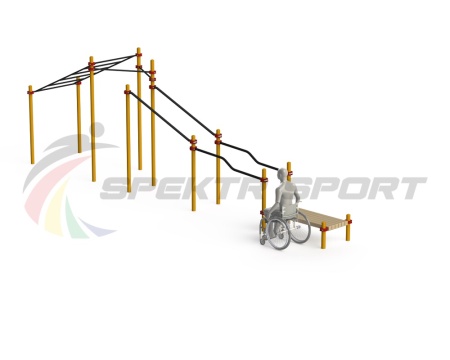Купить Спортивный комплекс для инвалидов-колясочников WRK-D22_76mm в Новоуральске 