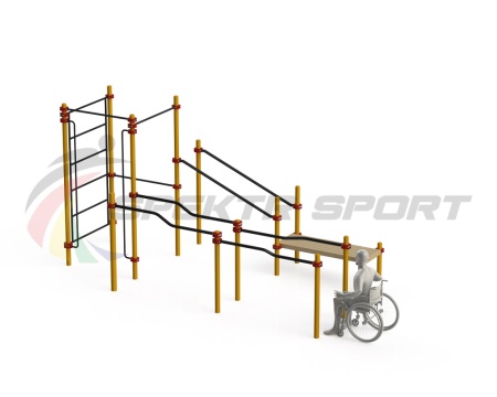 Купить Спортивный комплекс для инвалидов-колясочников WRK-D16_76mm в Новоуральске 
