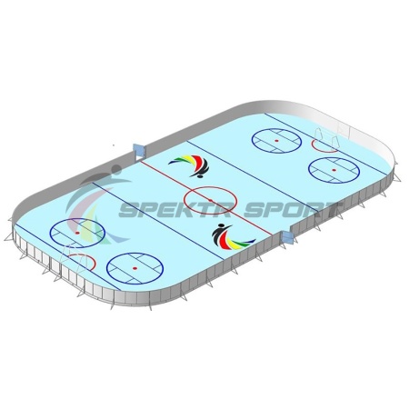 Купить Хоккейная коробка, борта фанера 12 мм, 40х20 в Новоуральске 